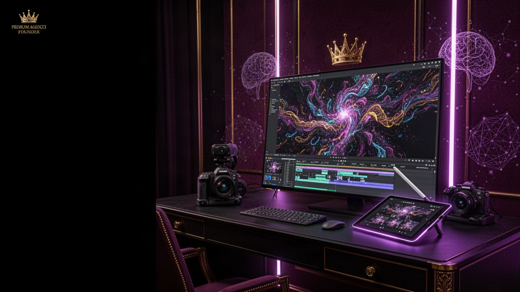 AI-powered luxury creative studio